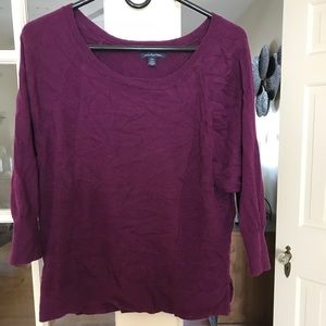 Purple thin sweater